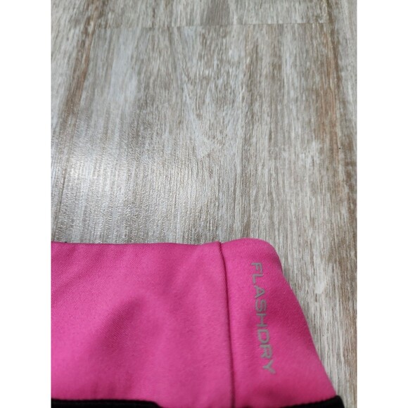 North Face Flash Dry Compression Capri Leggings Black Pink Cancer Awareness XL - Picture 11 of 12